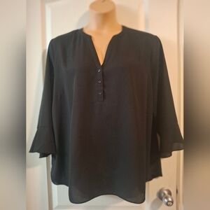 Maurices Sz 2 Elegant Black Women's Top